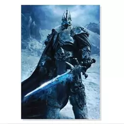 تابلو شاسی طرح گیم وارکرفت پادشاه لیچ Warcraft Lich King مدل M0569