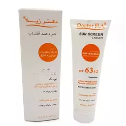 کرم ضد آفتاب بی رنگ spf63 دکتر ژیلا