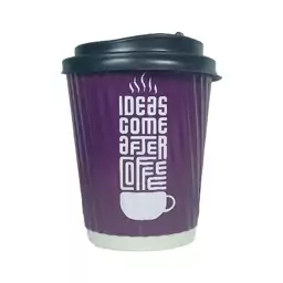 لیوان یکبار مصرف 220 سی سی مدل Ideas For Cofee مجموعه 50 عددی - بنفش اصالت و سلامت فیزیکی کالا  purple  اصالت و سلامت ف