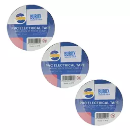 چسب برق بروکس مدل PVC ELECTRICAL TAPE بسته 3 عددی