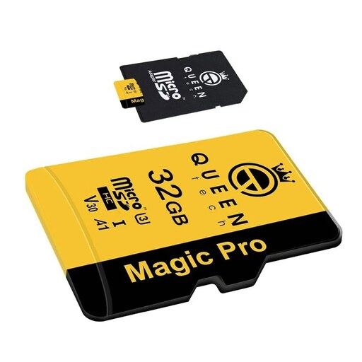 مموری کارت حافظه 32 گیگابایت Micro SDHC کوئین تک سرعت 95mbps به همراه آداپتور SD