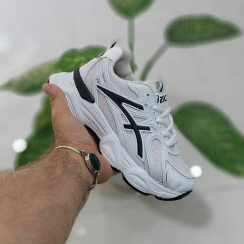 کتونی آسیکس زنانه دخترانه کفش ونس اسپرت کرم اسپورت اسیکس ASICS شیک لژدار لژ دار مشکی سفید کرمی بندی رانینگ سبک راحتی هشت