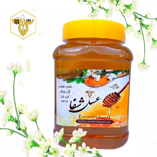 عسل چند گیاه کوهی تابستانه (1000گرم خالص. ساکاروز 3.8 درصد)