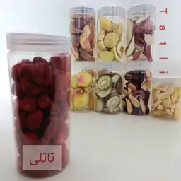 میوه خشک پفکی مخلوط 6 میوه  تاتلی(40گرمی)