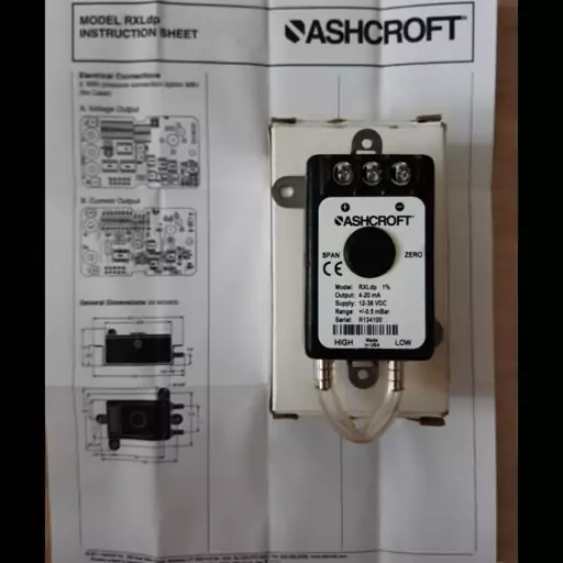 ترانسمیتر اختلاف فشار ASHCROFT مدل RXLdp 1 