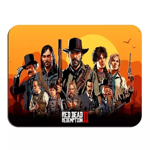 ماوس پد مدل RED DEAD1 کد1012MP- سایز (240x190x3 میلیمتر)