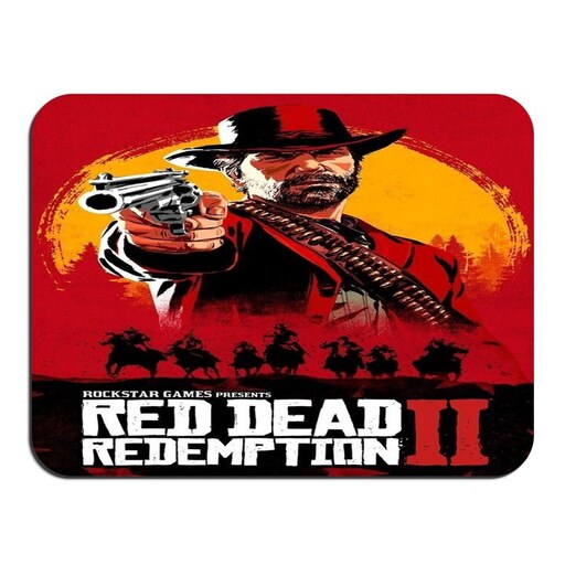 ماوس پد مدل RED DEAD1 کد1013MP- سایز (240x190x3 میلیمتر)