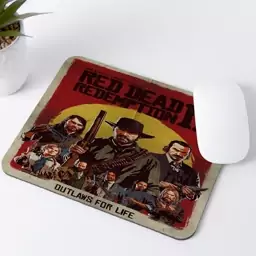 ماوس پد مدل RED DEAD1 کد1014MP- سایز (240x190x3 میلیمتر)