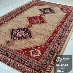 فرش سنتی  کلکسیون بلوچ شادلین  قالیچه سایز 1.5 در 2.25 کد 502 ،   490 شانه 1000 تراکم