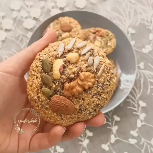 کوکی رژیمی بزرگ بدون قند (50 گرمی)