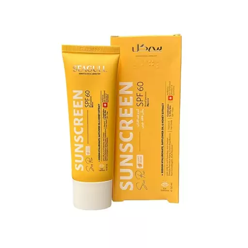 کرم ضد افتاب رنگی فاقد چربی SPF 60 سی گل 