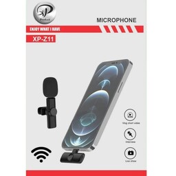 میکروفون یقه ای پروداکت PRODUCT تایپ سی اندروید تکی  بی سیم مدل xp -z11 میکروفن MICROPHONE