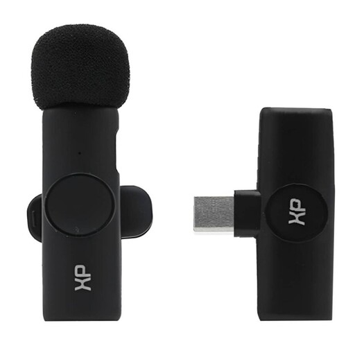 میکروفون یقه ای پروداکت PRODUCT تایپ سی اندروید تکی  بی سیم مدل xp -z11 میکروفن MICROPHONE