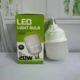 لامپ 20 وات LED نور سفید با یکسال ضمانت