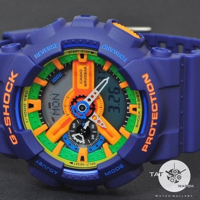 ساعت مچی جی شاک Ga110 یک سال گارانتی جعبه ارسال رایگان رنگبندی G-Shock