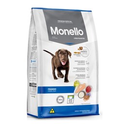 غذای خشک  سگ  طعم مرغ و برنج مدل پاپی مونلو (Monello Puppy) وزن 1کیلوگرم 

