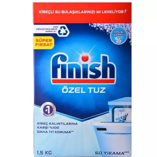 نمک ماشین ظرفشویی فینیش اصل 1.5 کیلوگرمی finish 