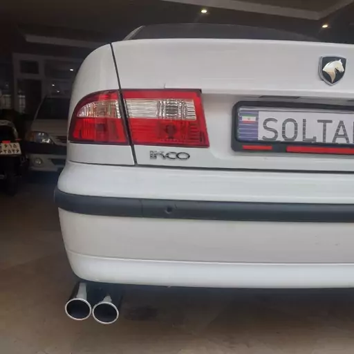 سر اگزوز دولول BMW مدل J.S 406 آبکاری