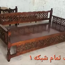 تخت سنتی چوبی تمام گره