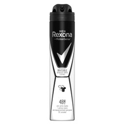 اسپری ضد تعریق مردانه REXONA مدل INVISBLE BALCK AND WHITE