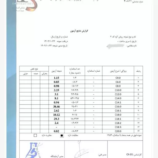 روغن زرد گاوی کره دوغی یک کیلوگرم