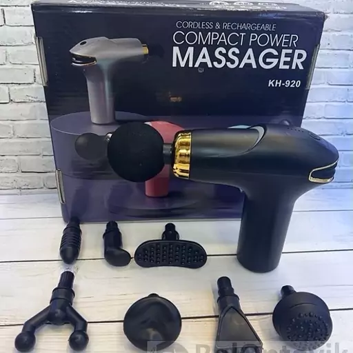 ماساژور تفنگی شارژی مدل COMPACT POWER MASSAGER KH-920