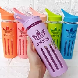 قمقمه آب خوری adidas نی دار در 6 رنگ متنوع درجه یک