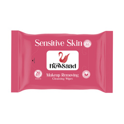 دستمال آرایش پاک کن نیوساد مدل Sensetiv Skin بسته 28 عددی   بیوتی مال