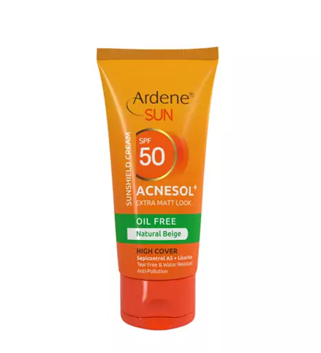 کرم ضد آفتاب رنگی فاقد چربی آردن سان مدل Acnesol Plus با Spf50 حجم 50 میلی لیتر | بیوتی مال