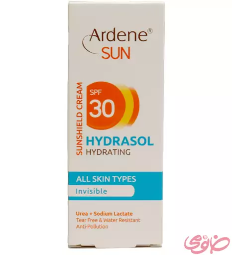 کرم ضد آفتاب بی رنگ مرطوب کننده آردن سان مدل Hydrasol با SPF30 مناسب انواع پوست حجم 50 میلی لیتر  بیوتی مال