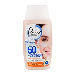 کرم ضد آفتاب رنگی مناسب پوست های خشک، نرمال و حساس Spf50 حجم 50 میل پیکسل 01 بژ روشن بیوتی مال