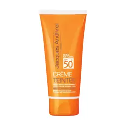 کرم ضد آفتاب رنگی ژاک آندرل پاریس SPF 50 مناسب پوست های خشک و معمولی حجم 50 میلی لیتر بژ طبیعی بیوتی مال