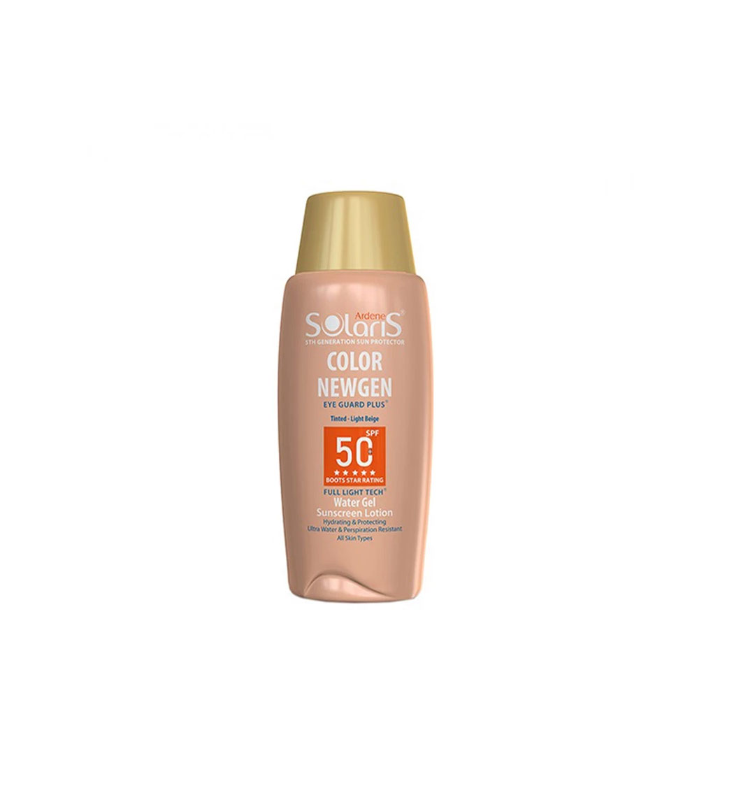 لوسیون ضد آفتاب آردن مدل Color Newgen با +SPF50 مناسب انواع پوست حجم 75 میلی لیتر  بژ روشن بیوتی مال