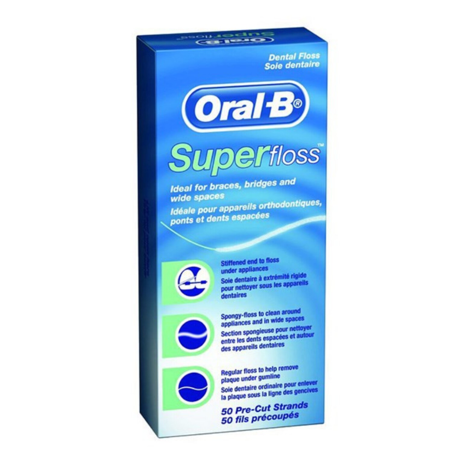 نخ دندان سوپر فلوس اورال بی super floss