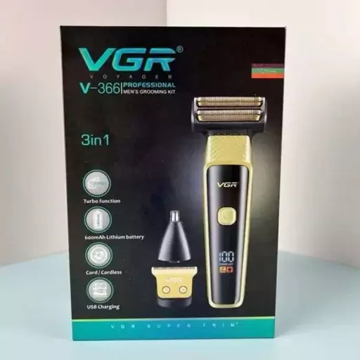 ماشین اصلاح 3 کاره وی جی آر مدل VGR V-366