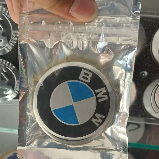 برچسب کاپ رینگ بی ام و (BMW) اصلی پک 4عددی 