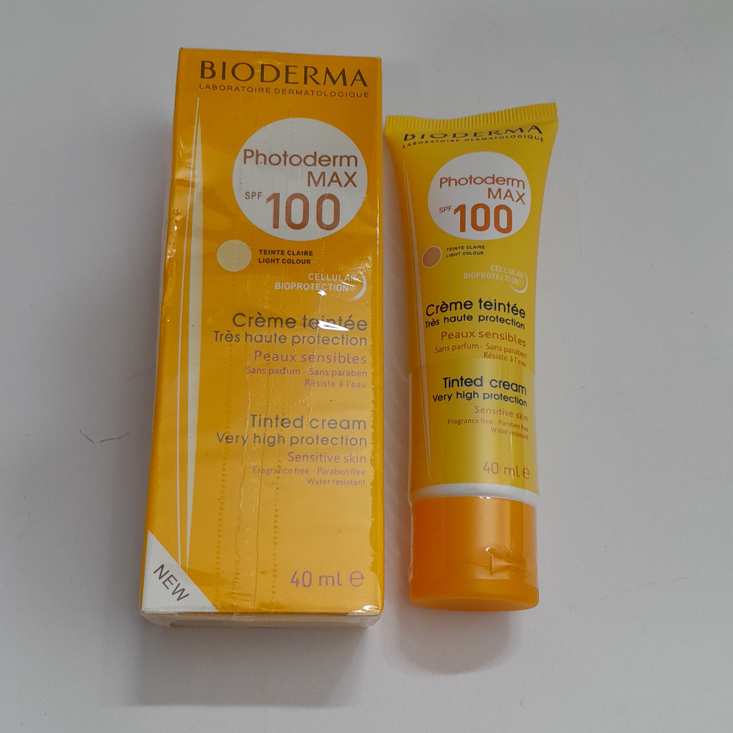 کرم ضد آفتاب بایودرما فتودرم مکس spf100 بژ روشن بیودرما