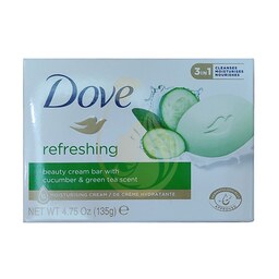 صابون داو Dove refreshing حاوی عصاره خیار و چای سبز 135 گرمی