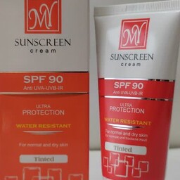 کرم ضد آفتاب SPF90  کرم پودری مای