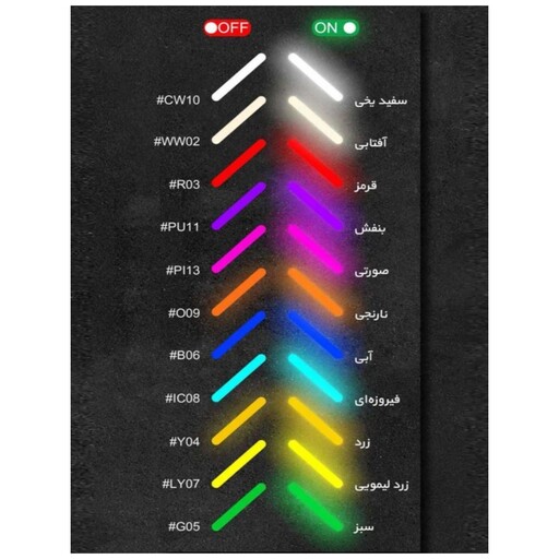 تابلو نئون همبرگر  (60در60)+آداپتور 