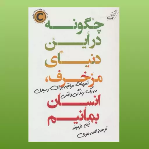 کتاب چگونه در این دنیای مزخرف انسان بمانیم اثر تیم دزموند ترجمه الهه علوی نشر کوله پشتی