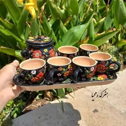 ست قهوه خوری میناکاری شده