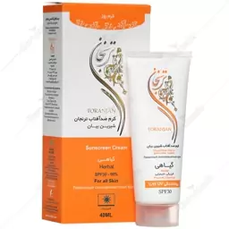 کرم ضد آفتاب گیاهی ترنجان(غنی شده با شیرین بیان) spf30