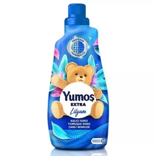 مایع نرم کننده لباس یوموش اکسترا با رایحه لیلیوم Yumos Extra Lilyum 1440ml