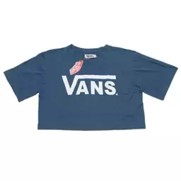 نیم تنه زنانه آبی سفید ونس vans