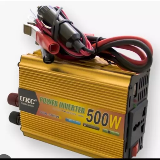 مبدل برق خودرو یو کی سی UKC مدلSSK--500 w اینورتر