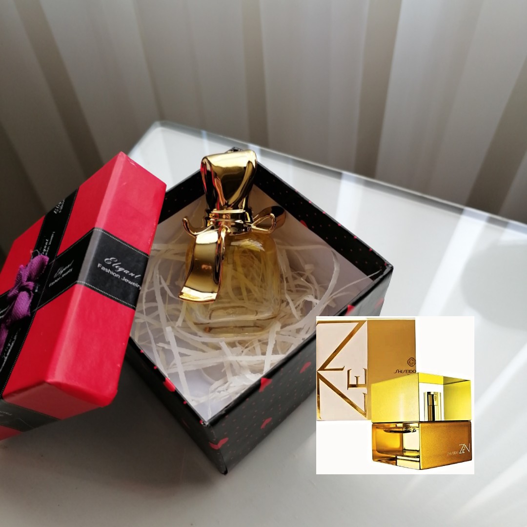 عطر شیسیدو زن زنانه درجه یک 20گرمی همراه با شیشه آنتیک و جعبه هدیه 