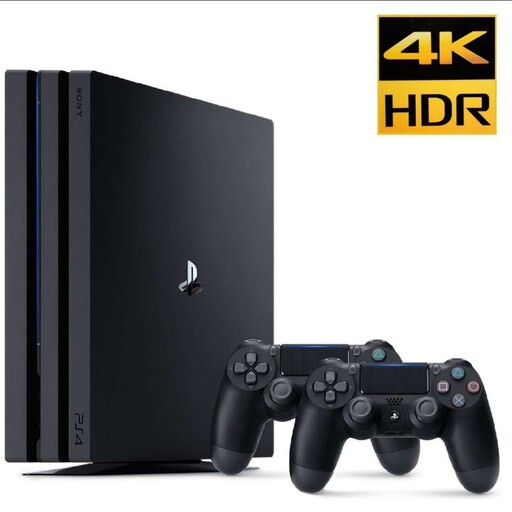 کنسول بازی Ps4 pro دو دسته اورجینال با حافظه یک ترابایت کیفیت 4k   ارسال رایگان ps4 pro