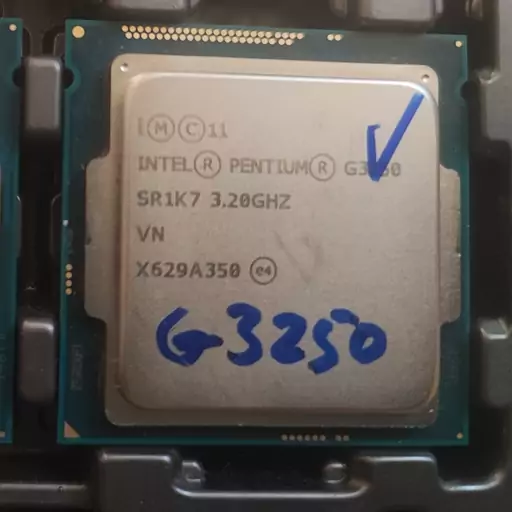 پردازنده نسل چهار Cpu intel G3250 Trey بدون فن و جعبه 