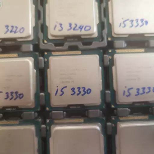 پردازنده اینتل نسل 3 Cpu intel i5 3330 Trey بدون فن و جعبه 